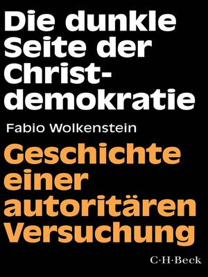 cover image of Die dunkle Seite der Christdemokratie